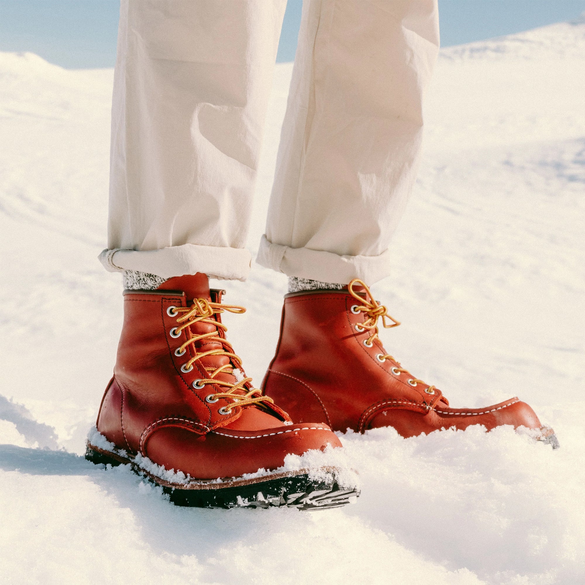 Red Wing 8209 6" Norway Moc Toe Leather Boot