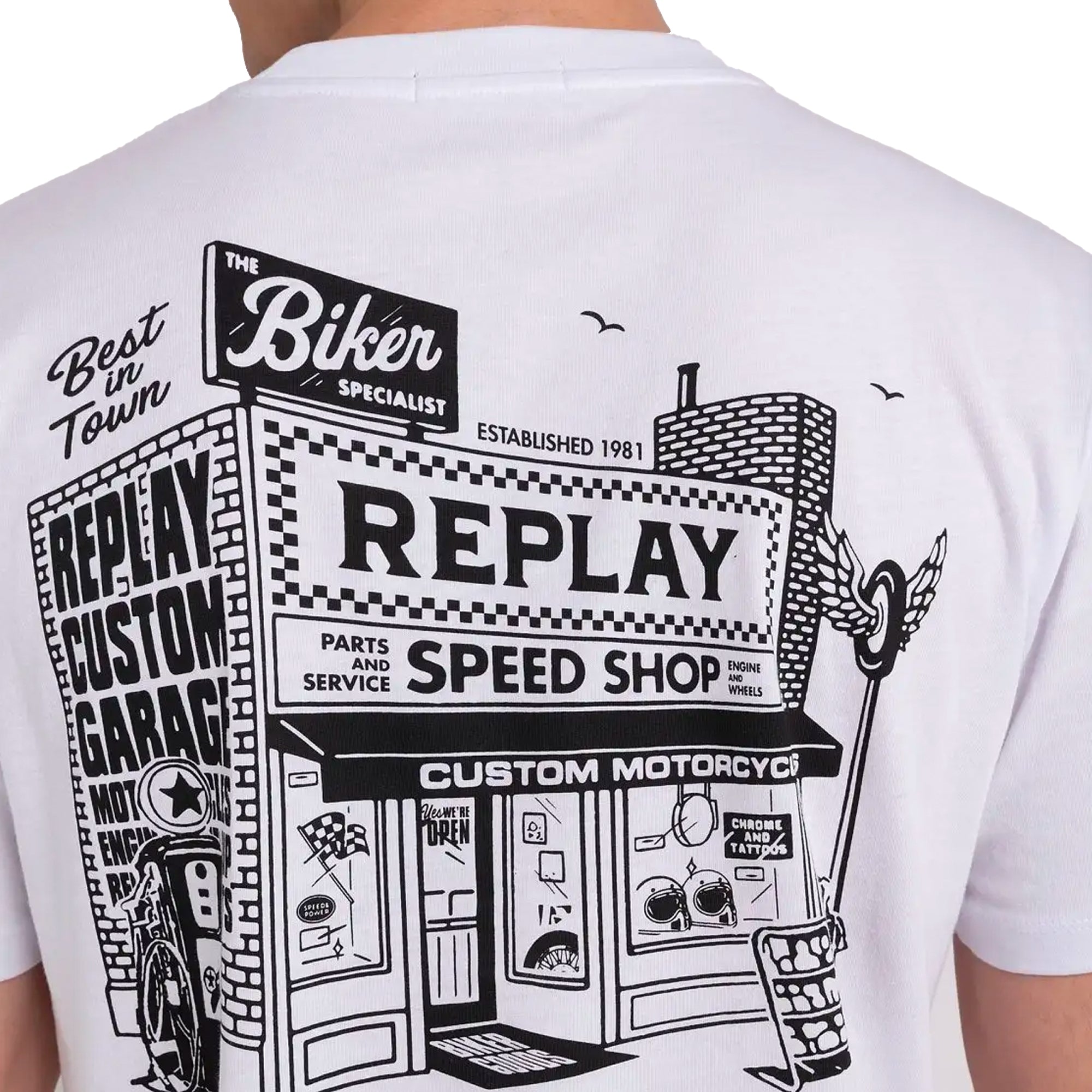 Replay Biker T-Shirt