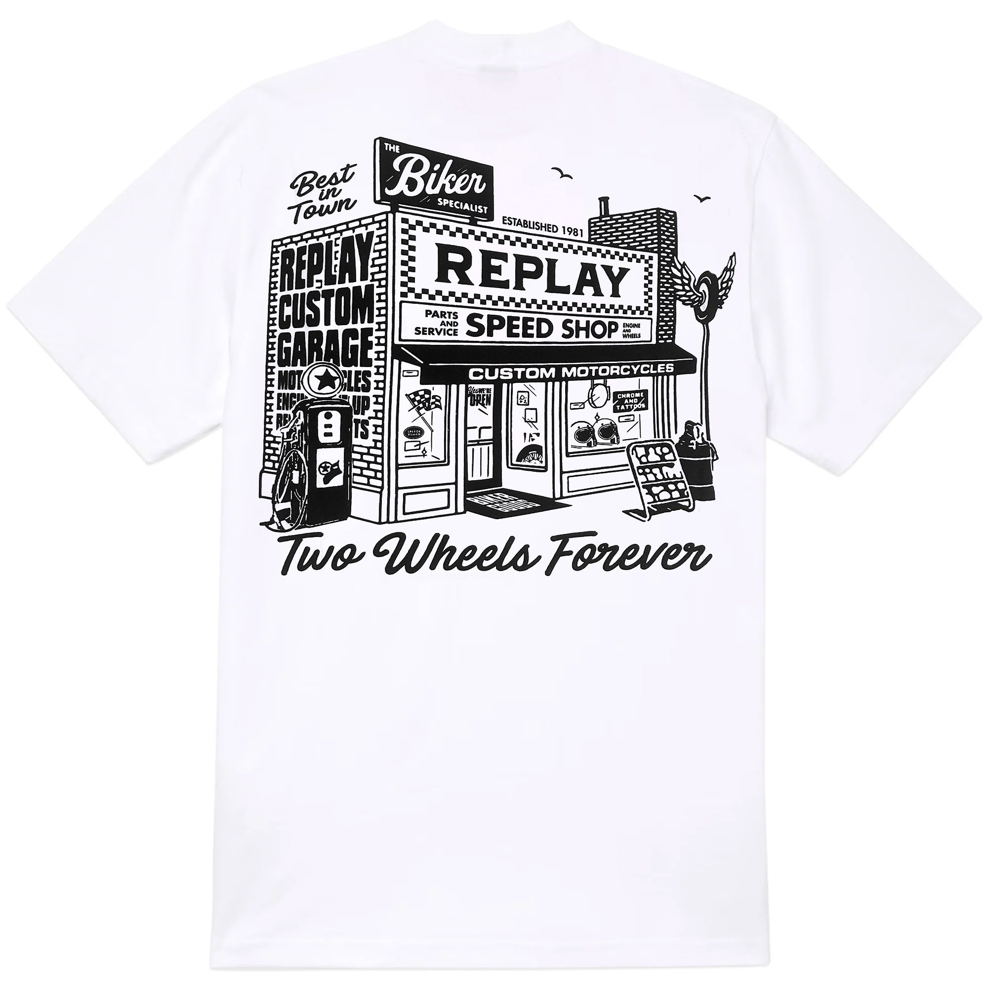 Replay Biker T-Shirt