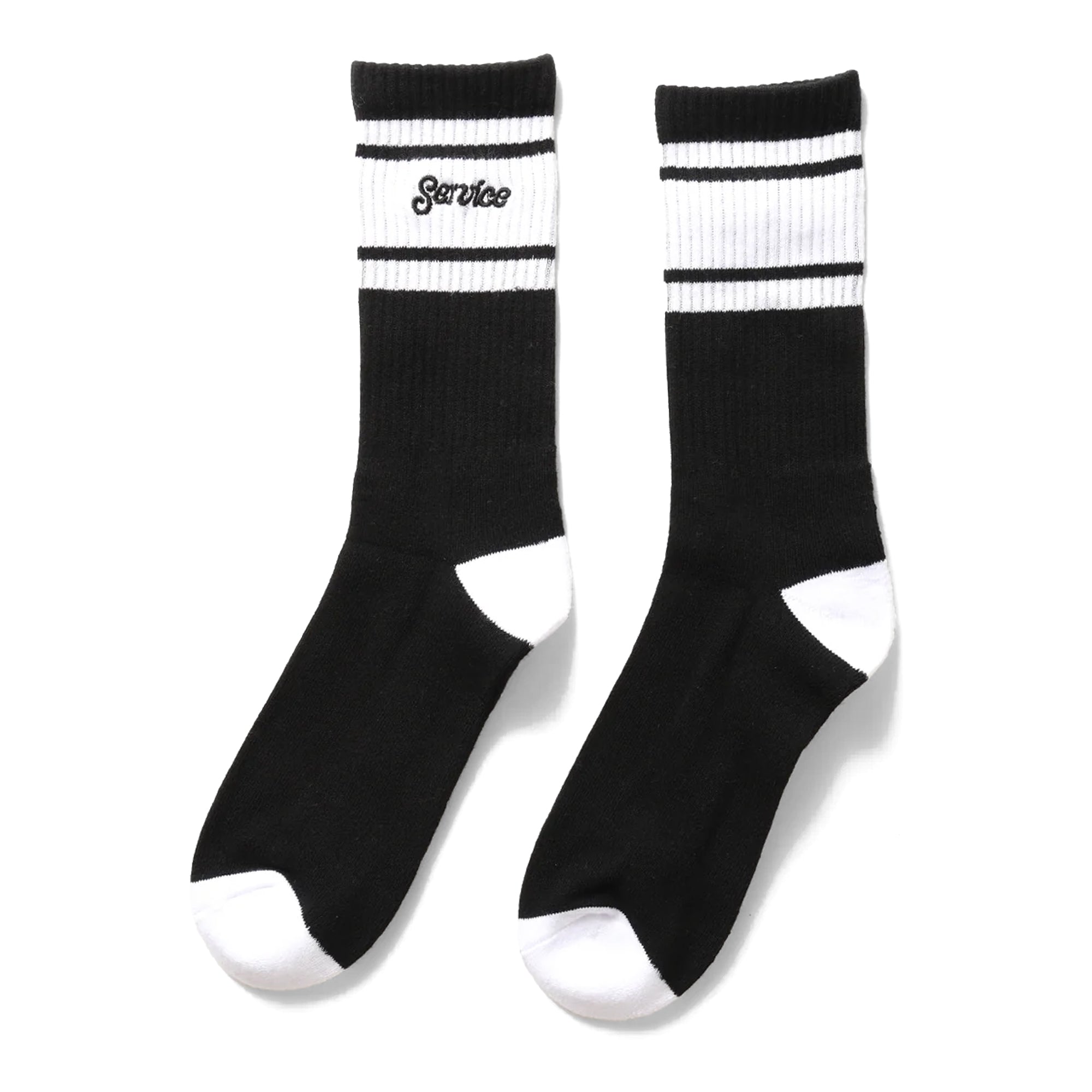 Service Works Logo Ringer Socks