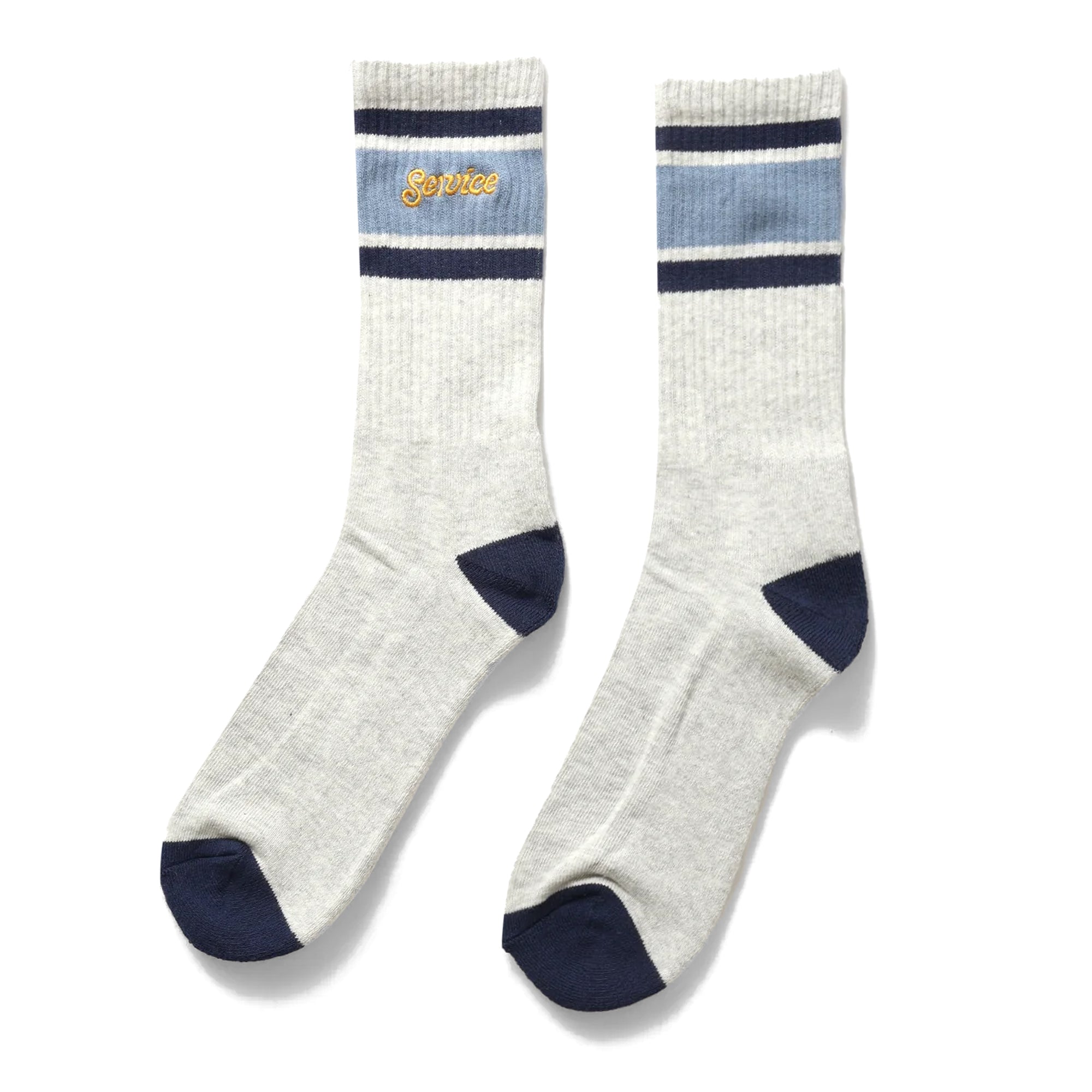 Service Works Logo Ringer Socks