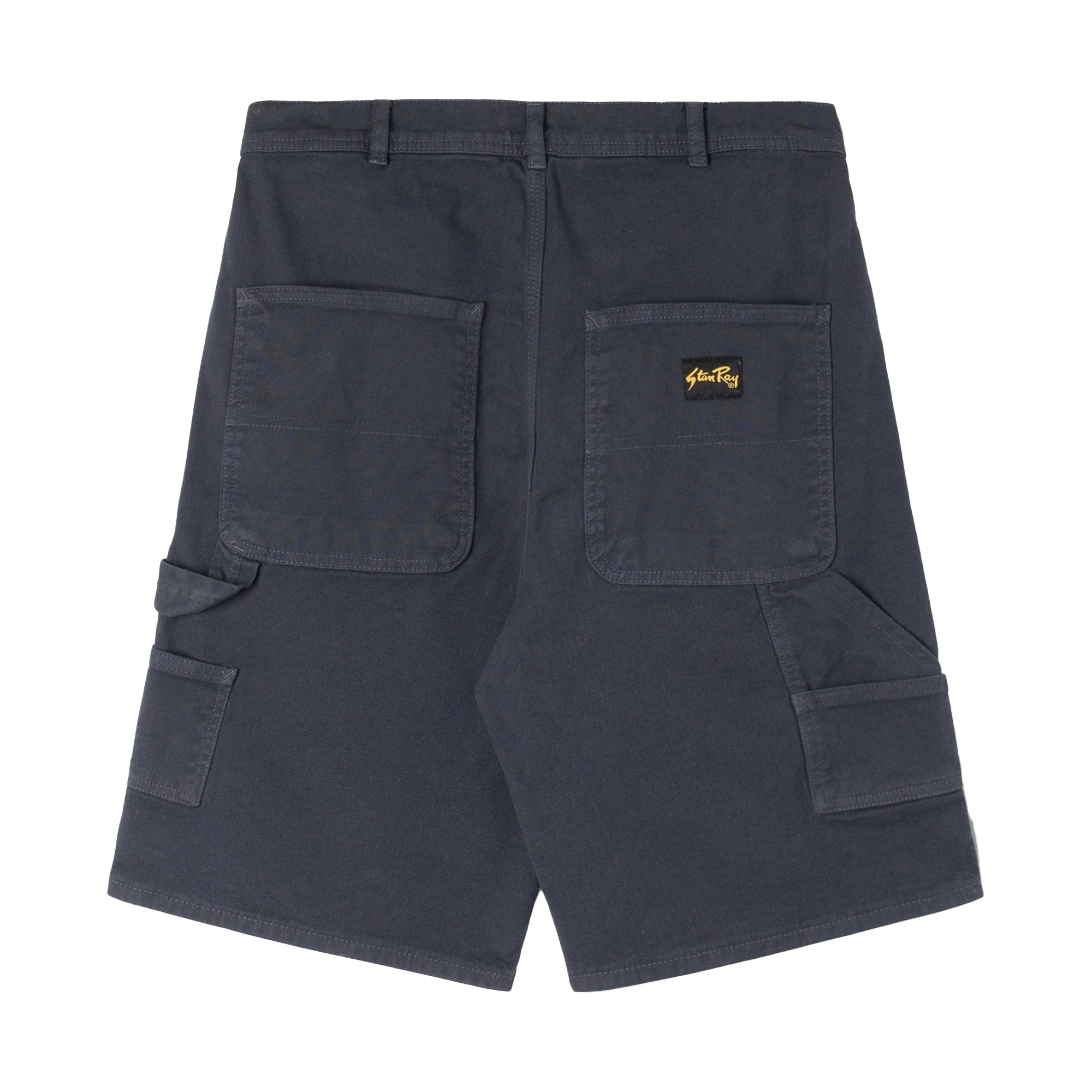 Rear shot of Stan Ray Big Job Shorts for Men in Navy Duck