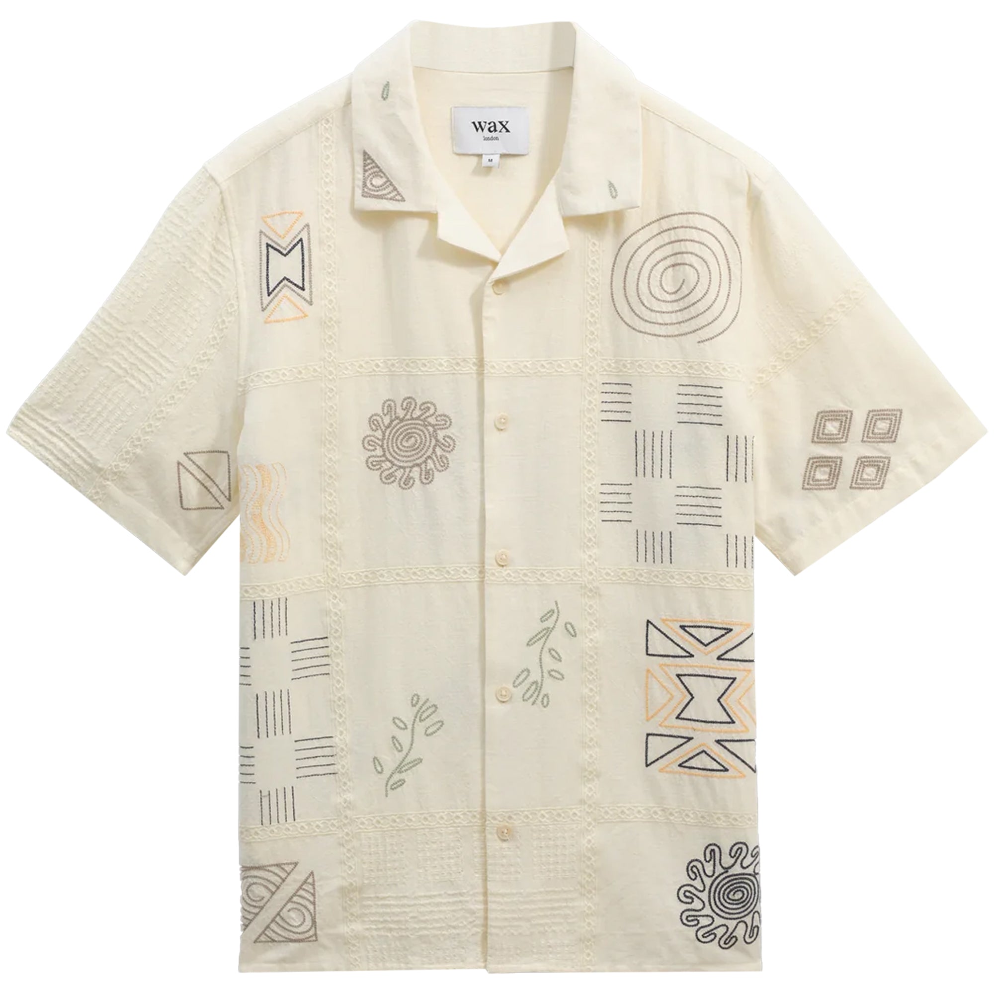 Wax London Didcot Doodle Embroidery Shirt