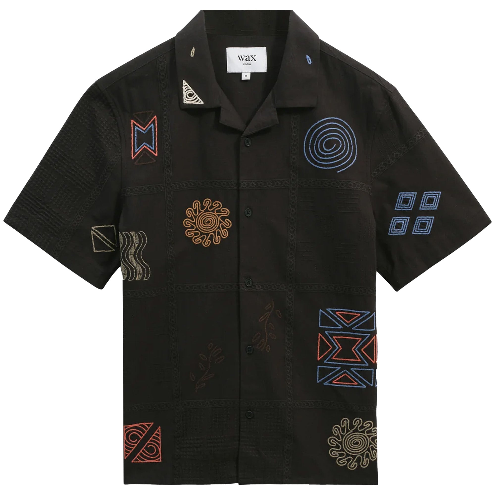 Wax London Didcot Doodle Embroidery Shirt