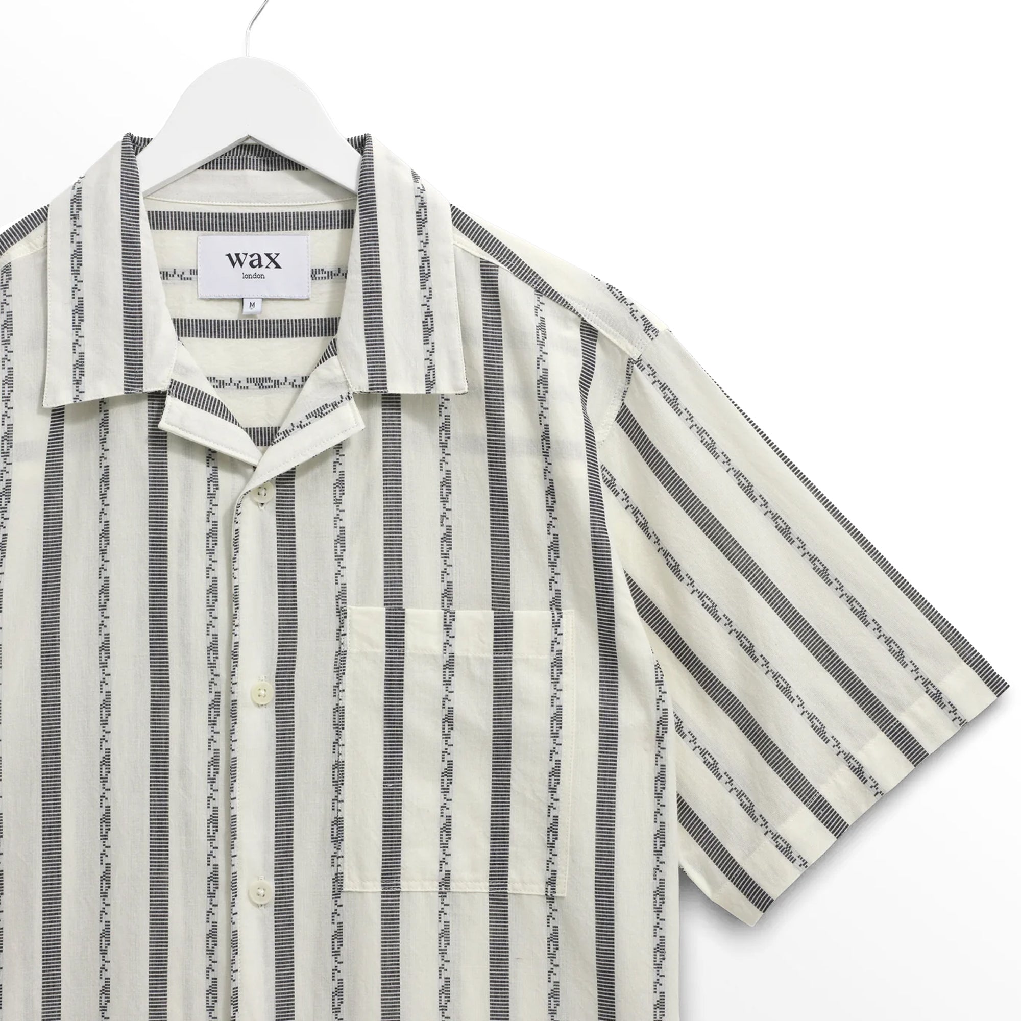 Wax London Didcot Fleck Stripe Shirt