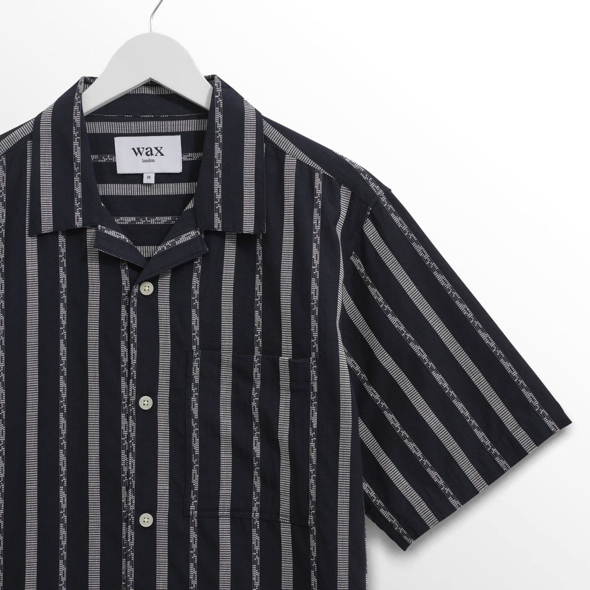 Wax London Didcot Fleck Stripe Shirt