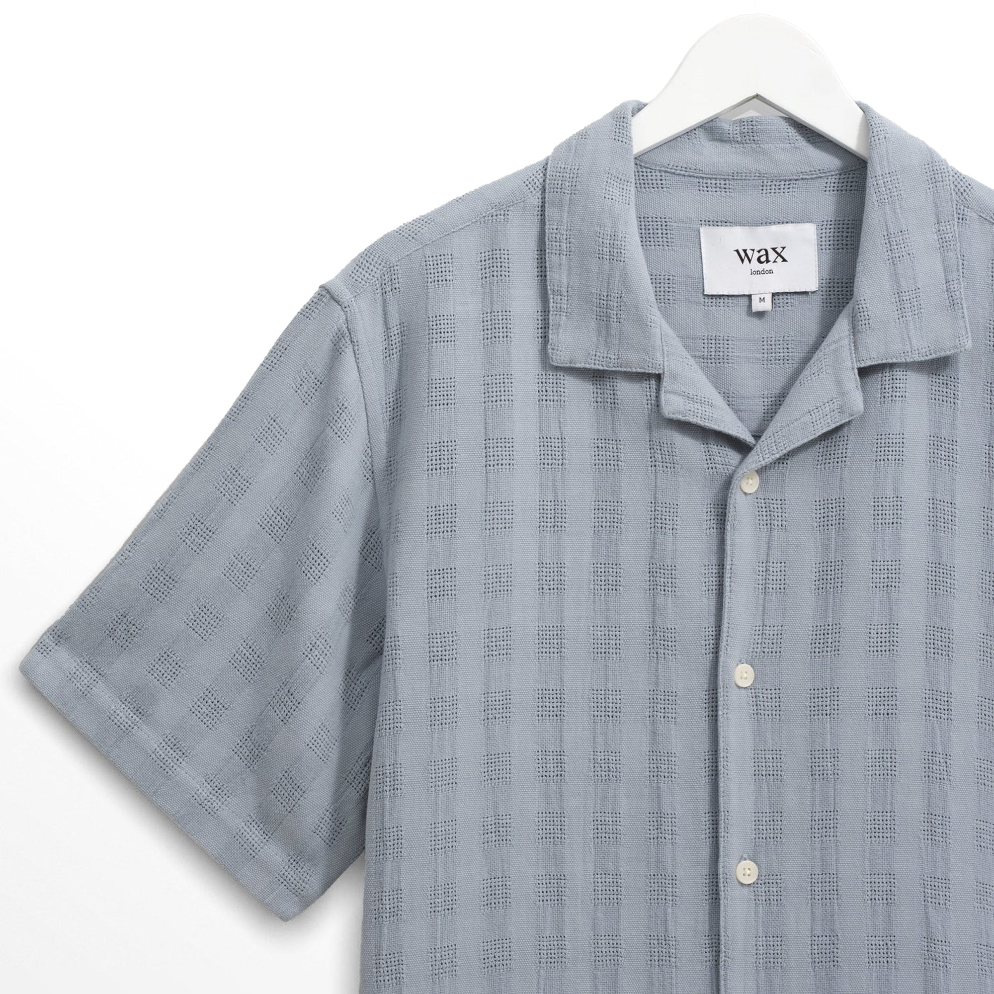 Wax London Didcot Open Weave Shirt