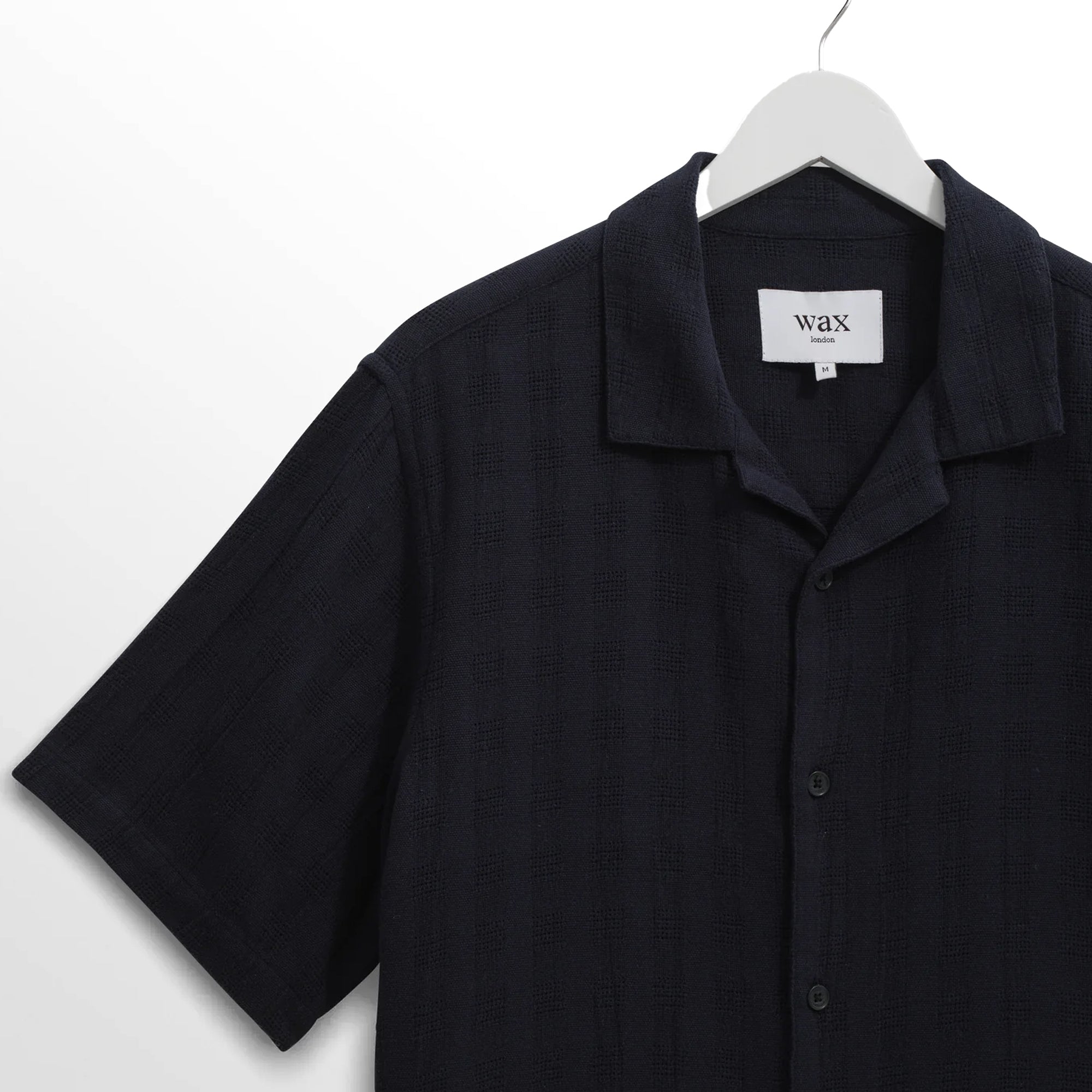 Wax London Didcot Open Weave Shirt