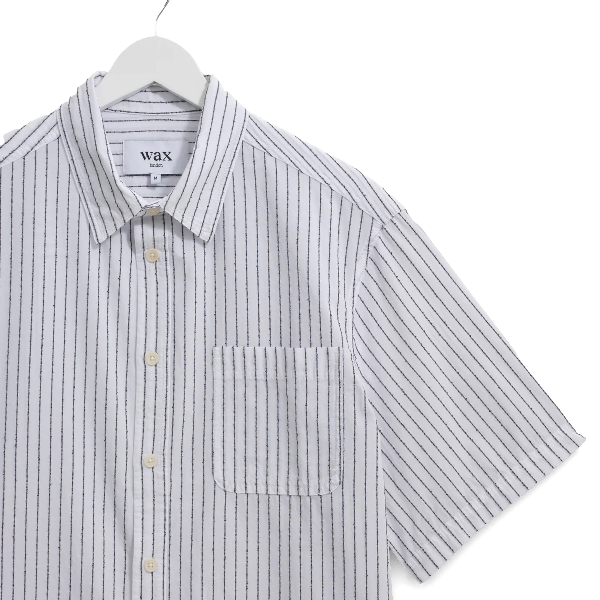 Wax London Kew Boucle Stripe Shirt