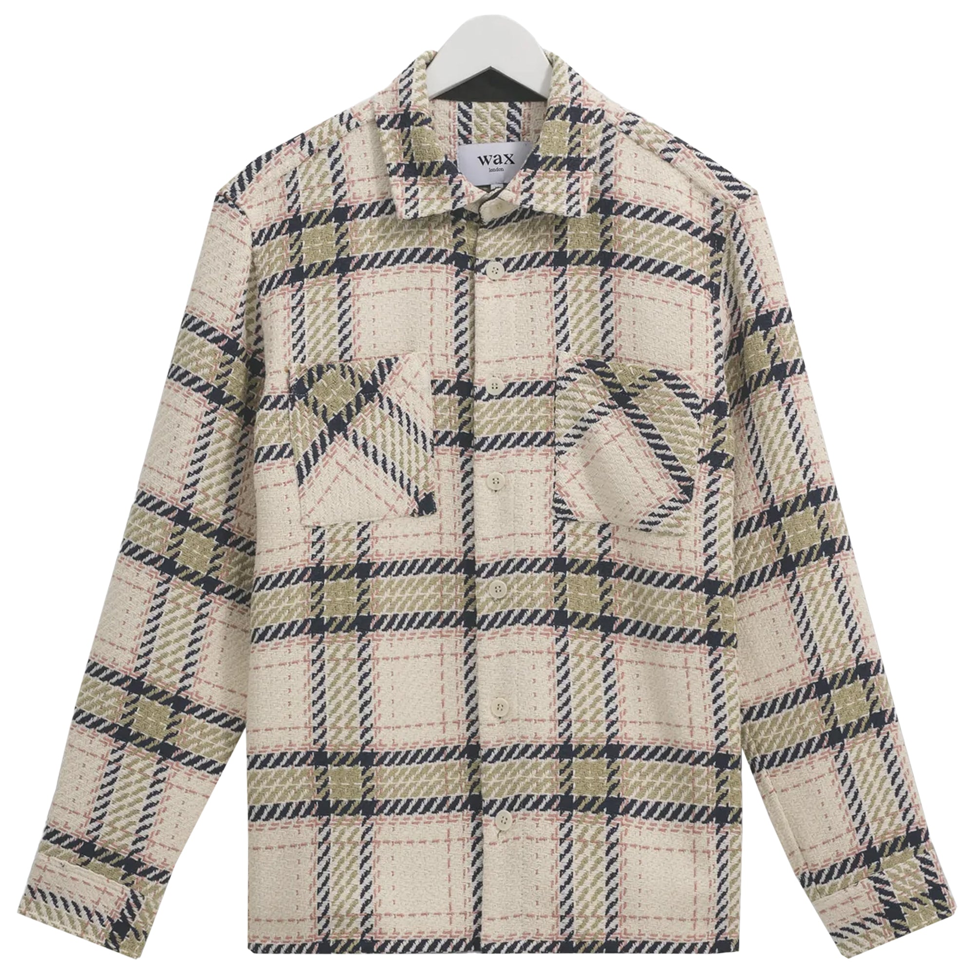 Wax London Whiting Harp Check Overshirt