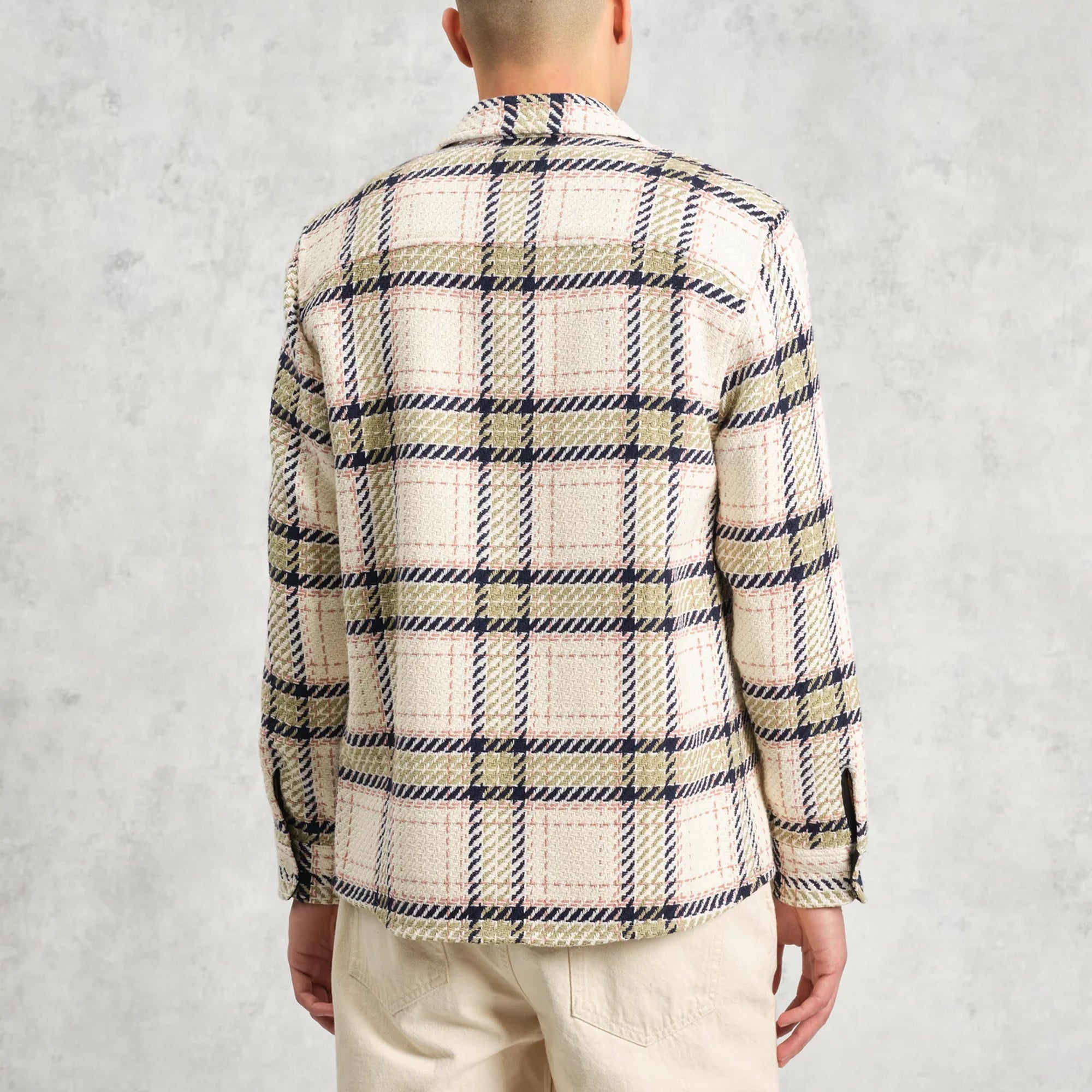 Wax London Whiting Harp Check Overshirt