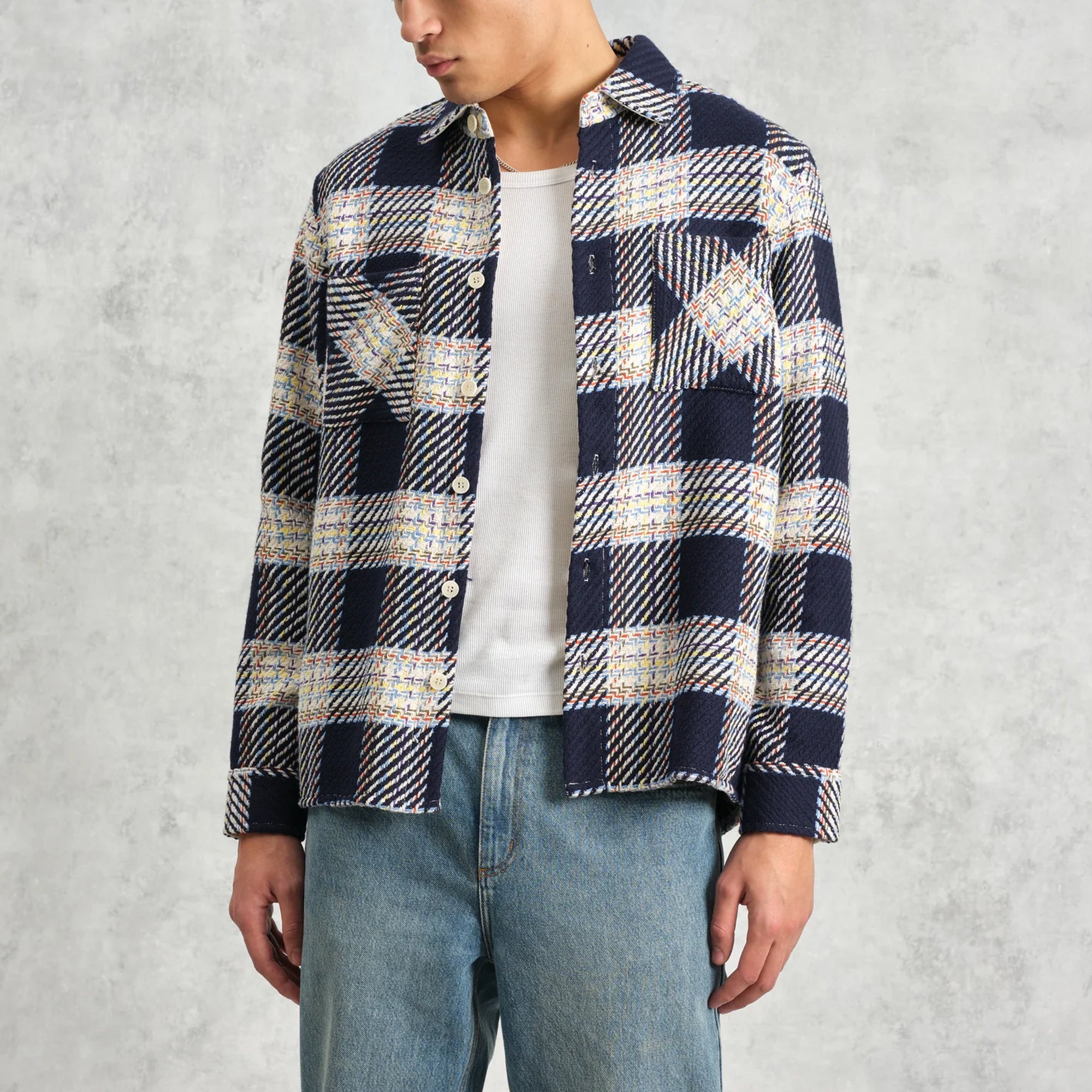 Wax London Whiting Hutton Check Overshirt