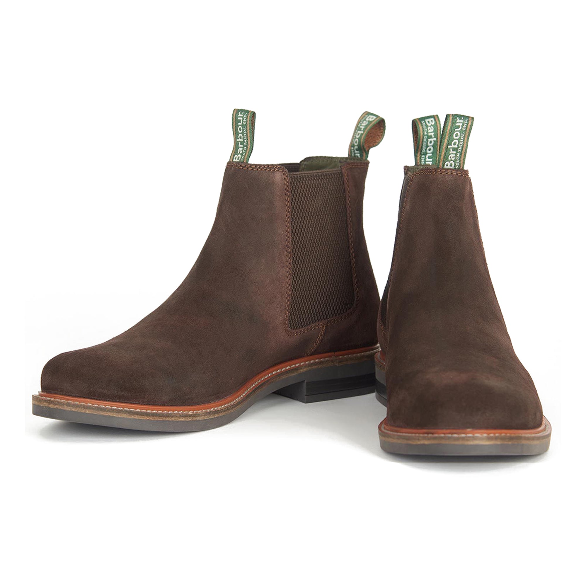 Barbour farsley store chelsea boots choco