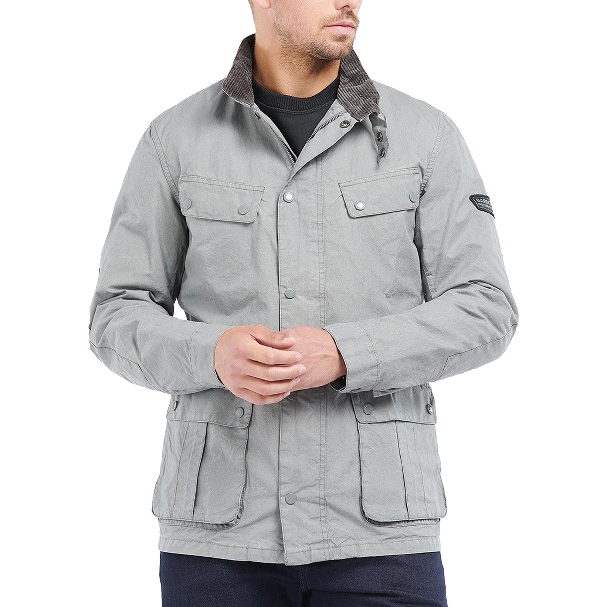 Barbour berneray hot sale ash grey