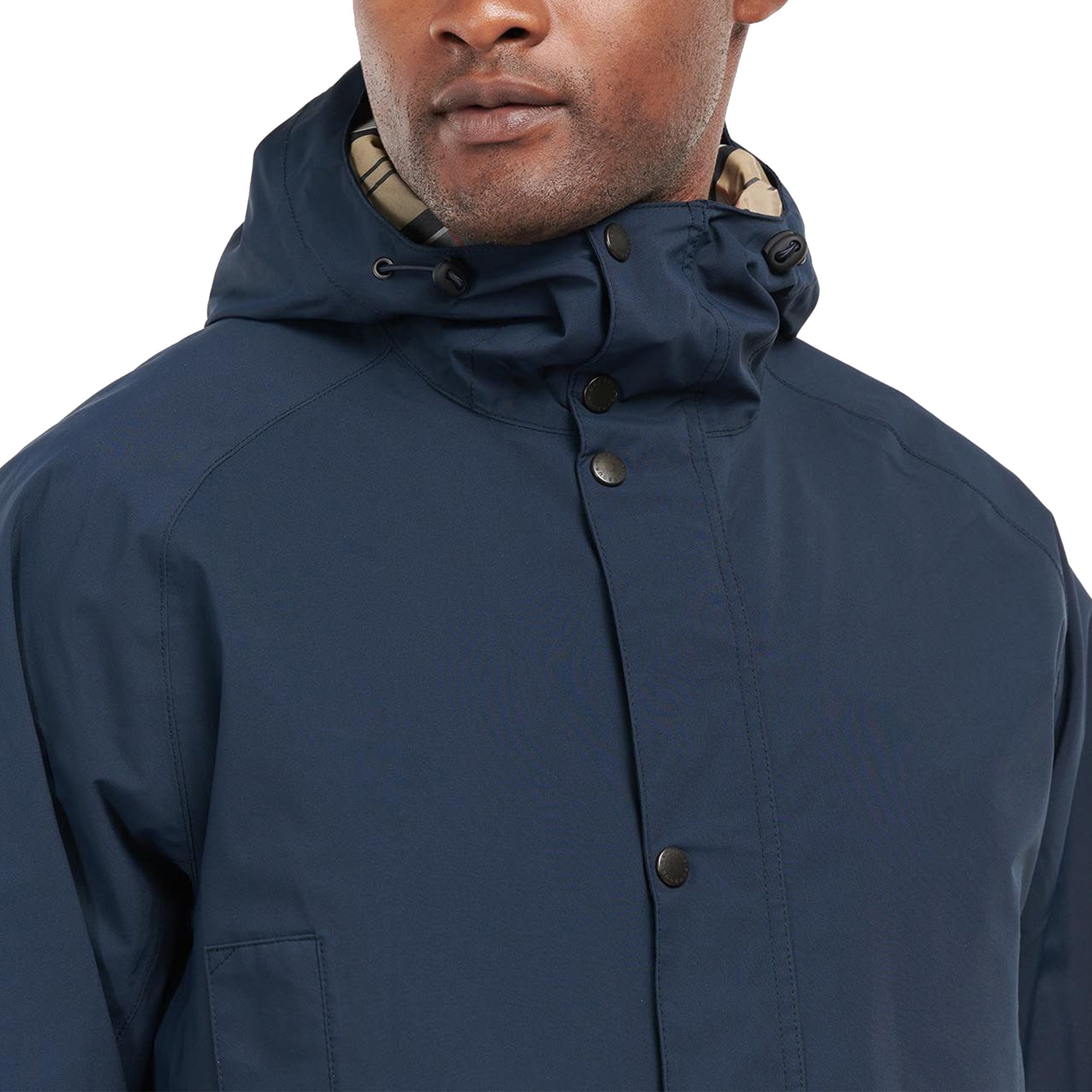 Barbour Waterproof Hooded Bedale - Navy