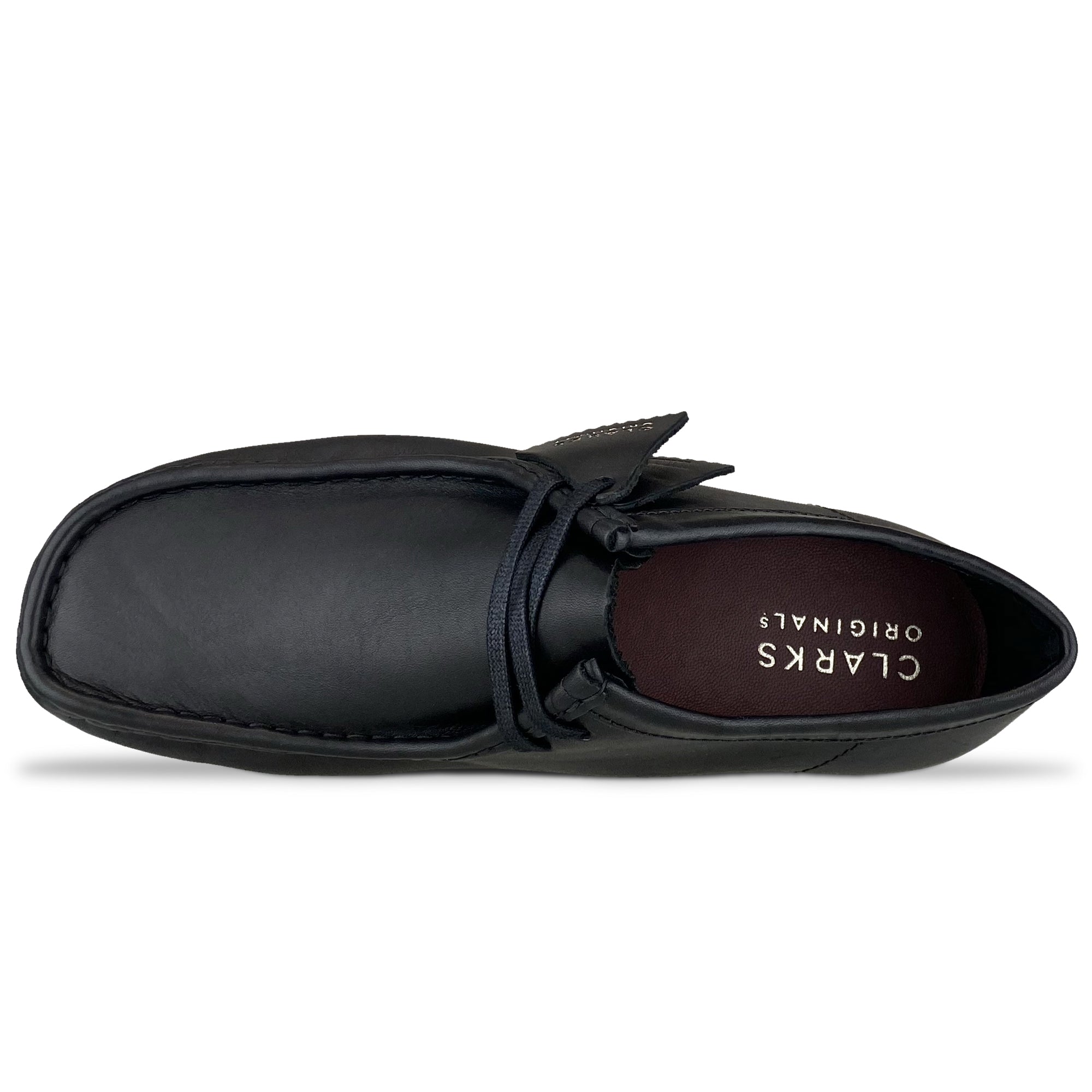 Clarks original store wallabee black leather