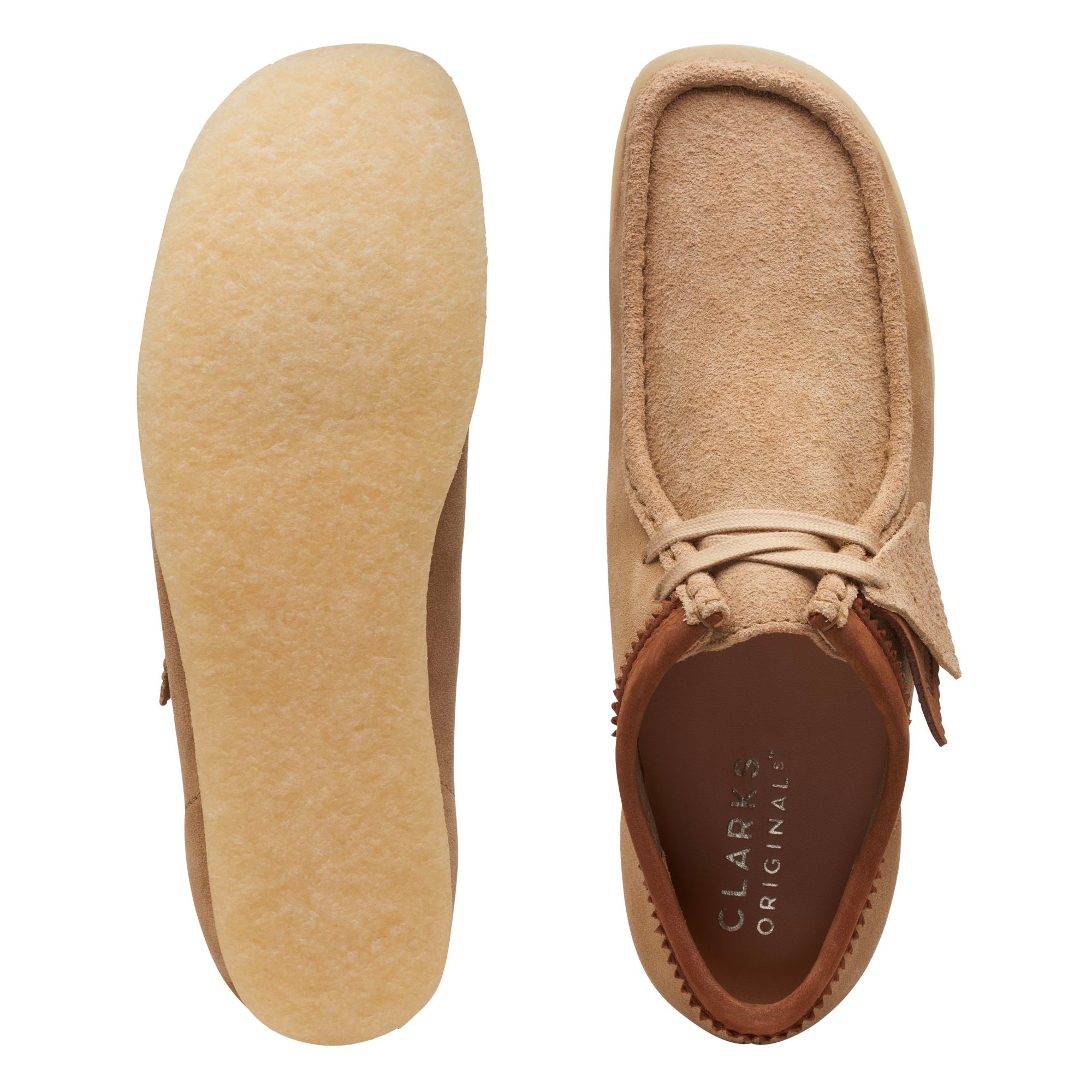 Clarks hot sale wallabee sandstone