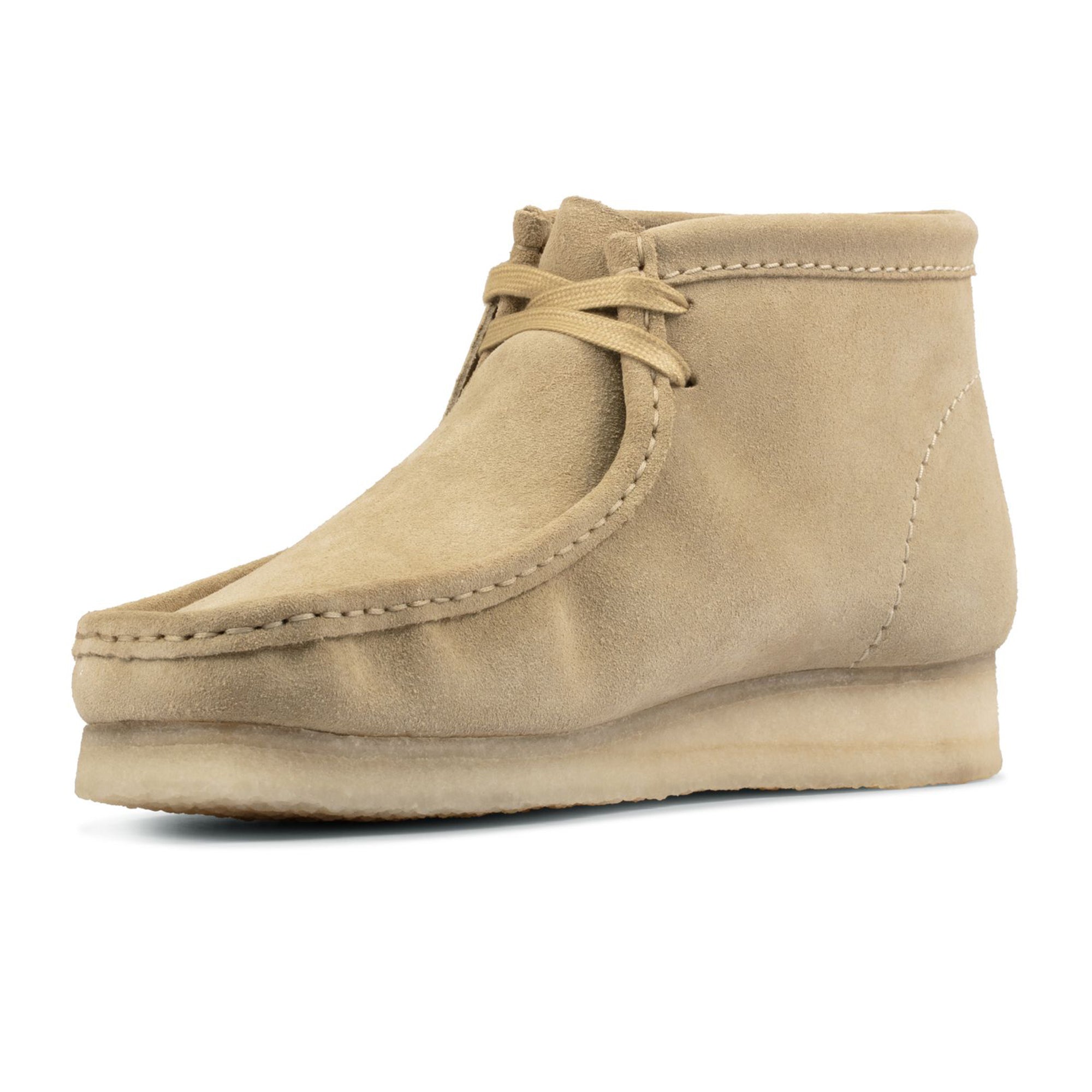 Clarks maple hot sale suede wallabee