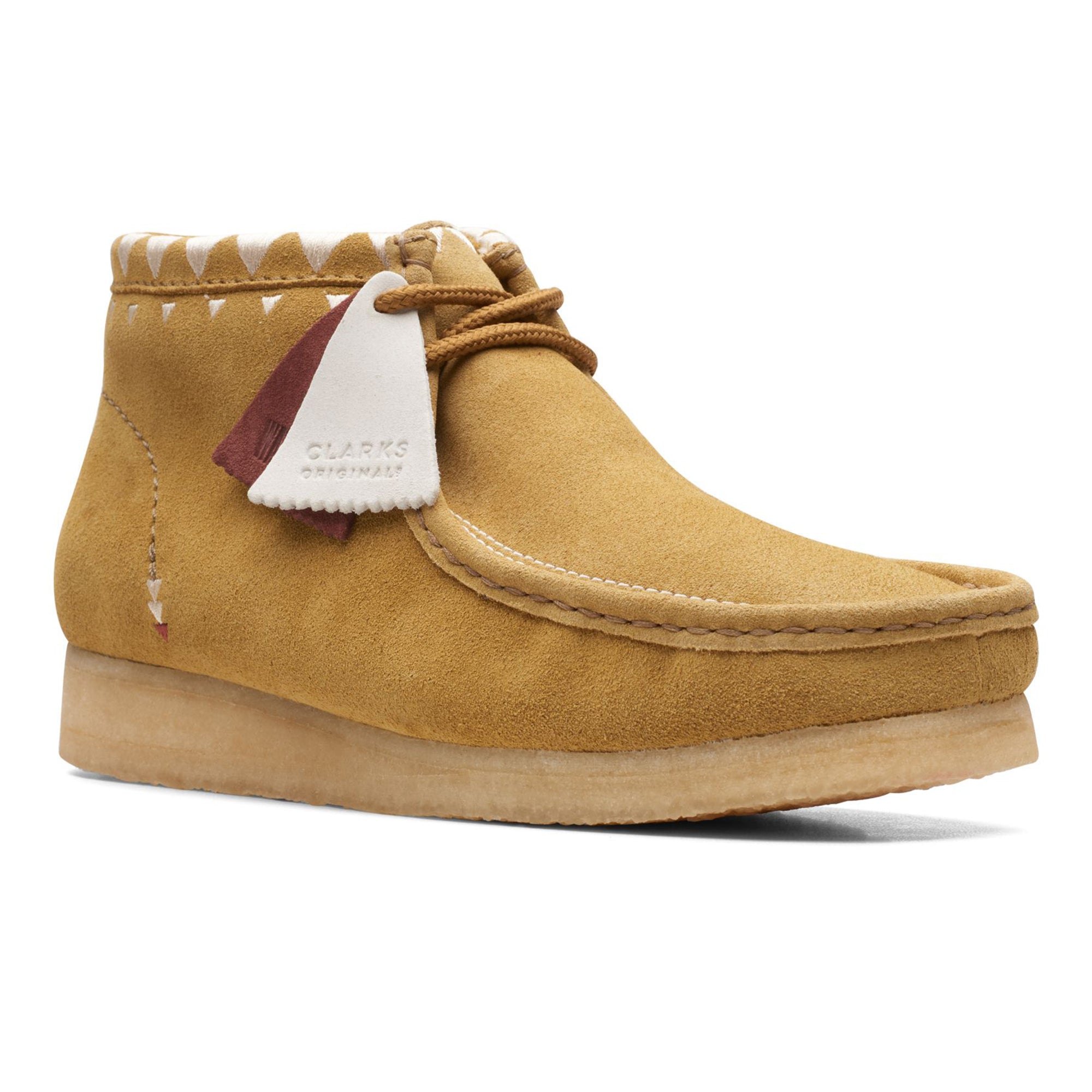 Clarks Originals Wallabee Boot Winter Lined Oakmoss Suede