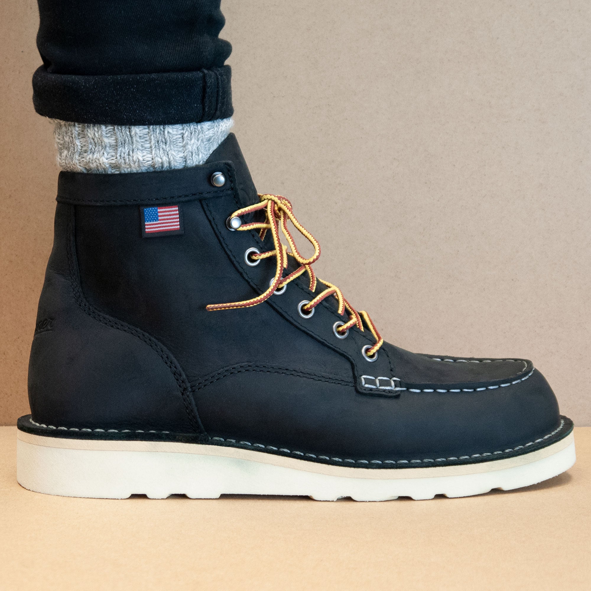 Danner Bull Run Moc Toe Boot Black