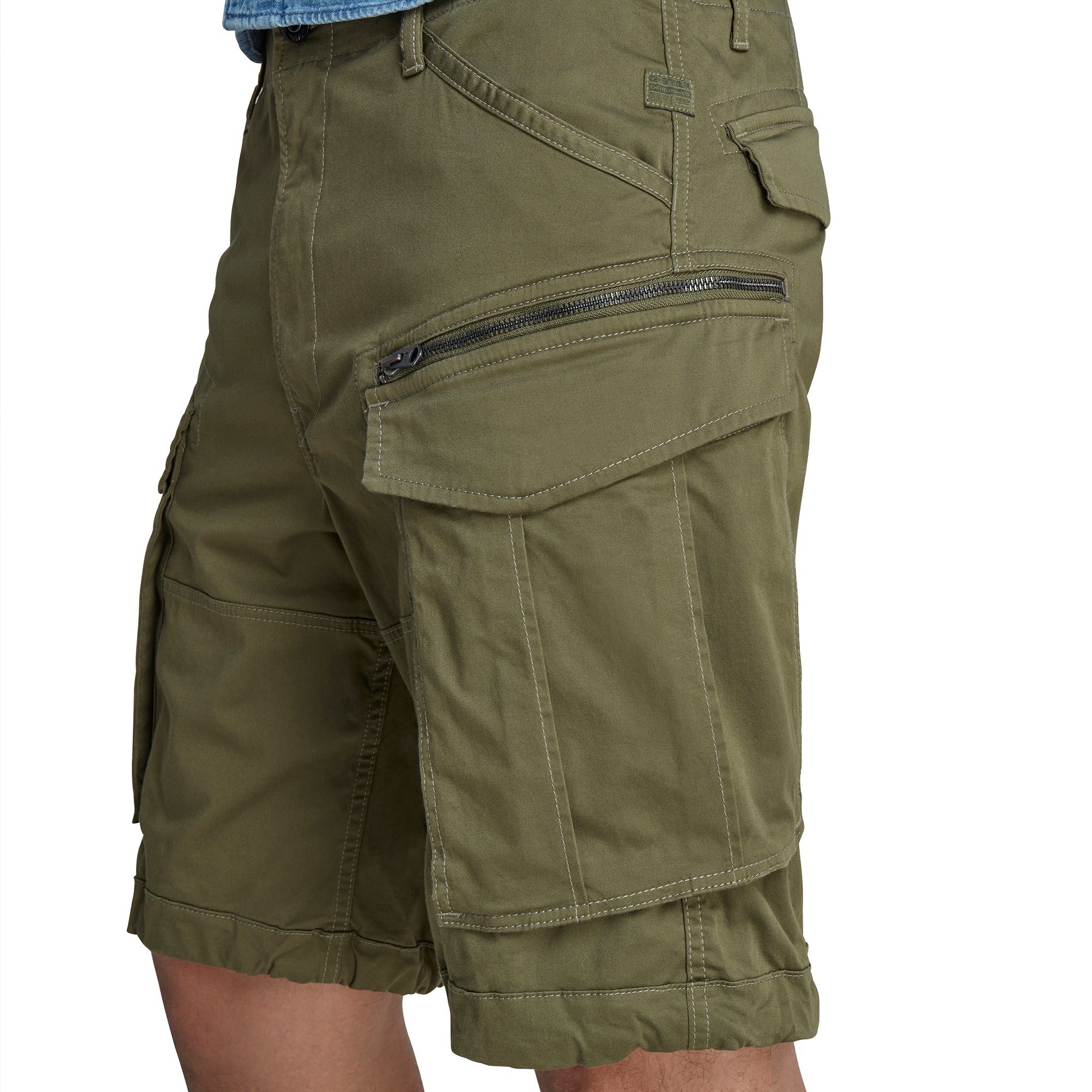 G Star Rovic Zip Relaxed Cargo Shorts Sage