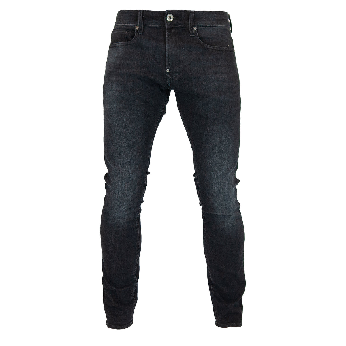 Revend Medium - G-Star Faded Skinny Jeans Black Elto Aged Superstretch