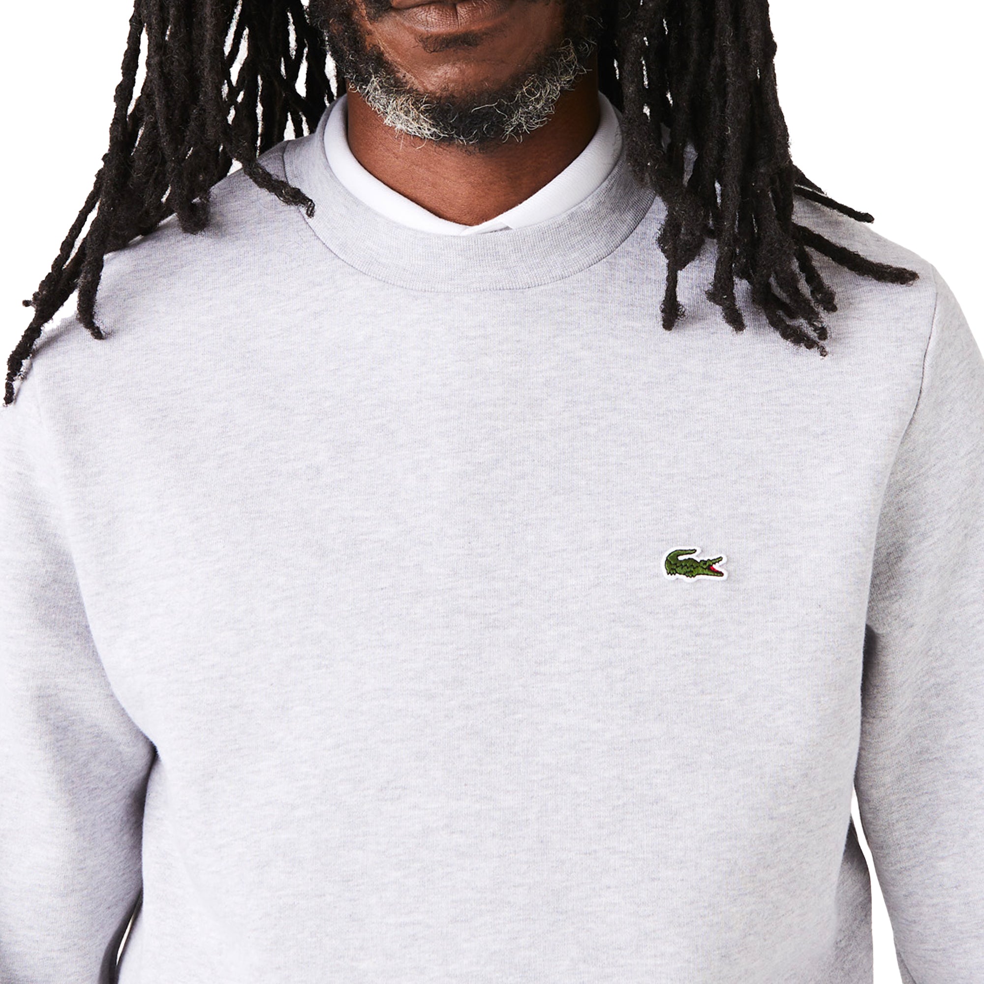 Lacoste Crew Sweat SH9608 Silver Chine