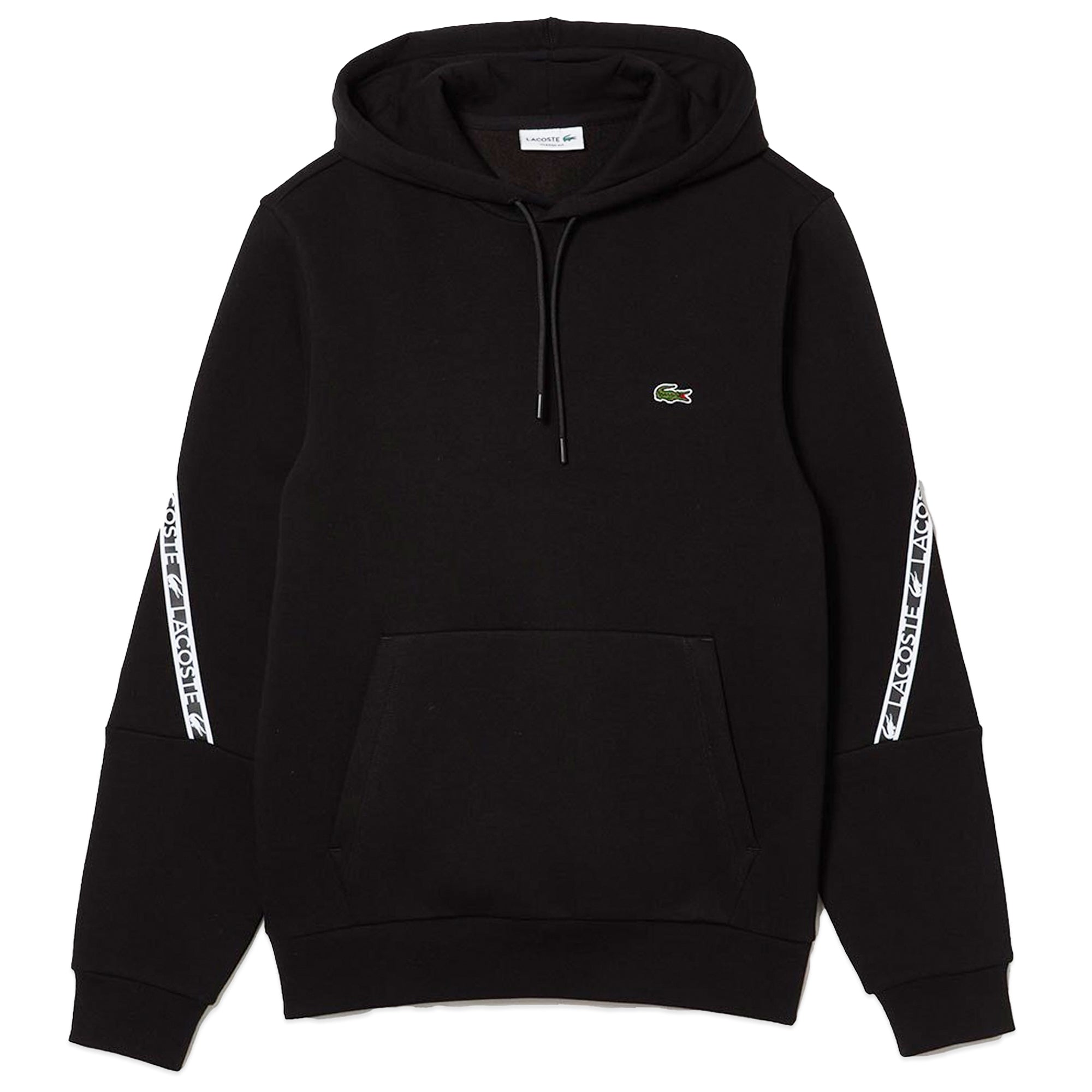 Lacoste Tape Sleeve Overhead Hood SH2485 Black