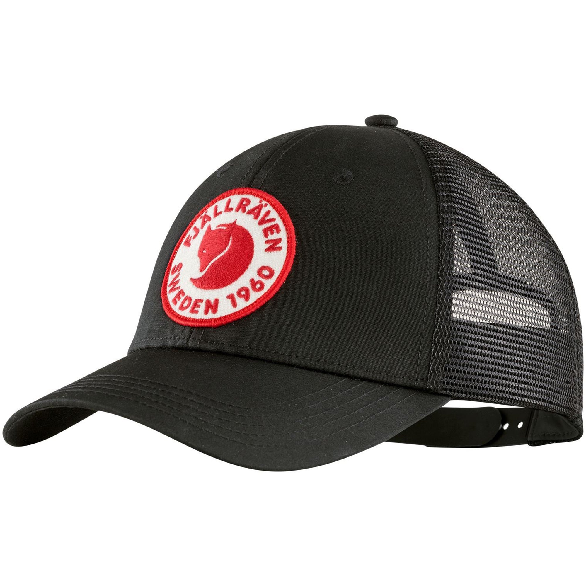 Front view of 1960 Logo Langtradarkeps cap for Men in Black